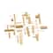 CosmoLiving by Cosmopolitan Gold Iron Grid Wall Accent